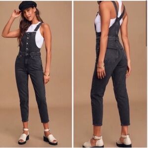 We the Free Shelby Overalls in Faded Black
